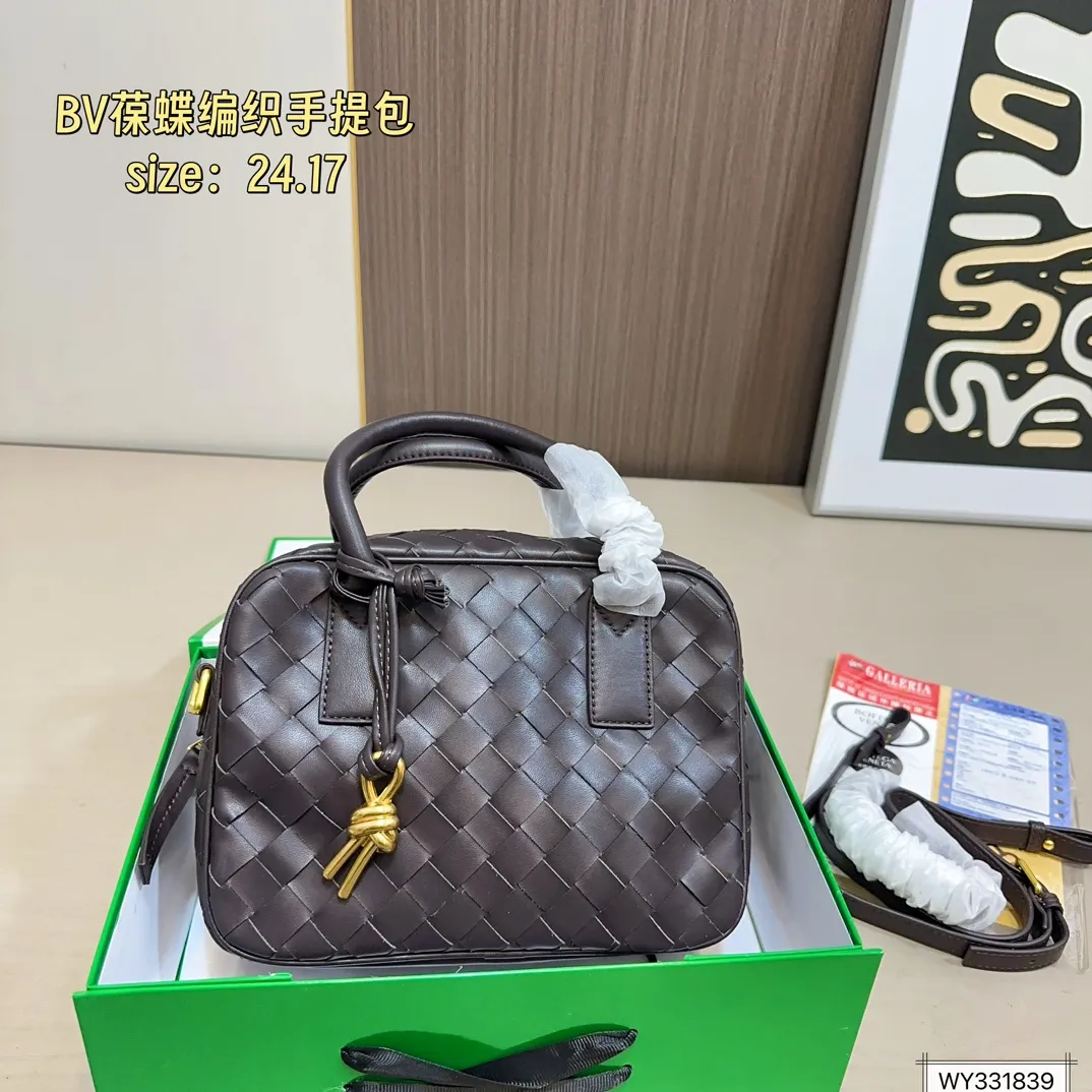 💰155 折叠盒 Bv葆蝶家 新款编织 手提包 单肩包 尺寸24.17