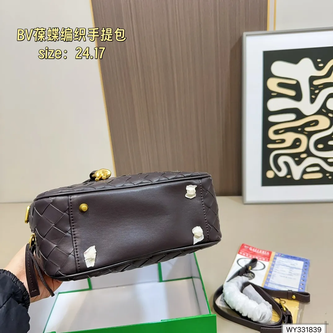 💰155 折叠盒 Bv葆蝶家 新款编织 手提包 单肩包 尺寸24.17