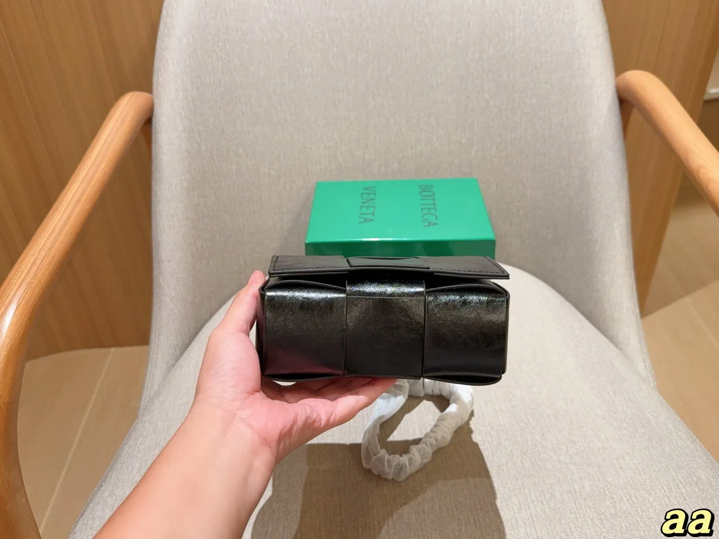 💰145 Bv蝶葆家 mini编织包6格小方包~单肩斜挎包~ 尺寸18×12×6 礼盒包装🎁