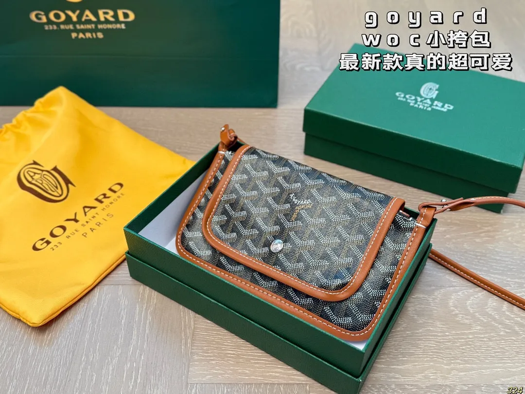 &yen;120配盒 戈雅goyard woc小挎包 ootd夏日包包新包包包包我爱这个色 真的超级推荐goyard的包包时髦又实用好多款我都入了不同颜色可见我是真爱 尺寸20 12