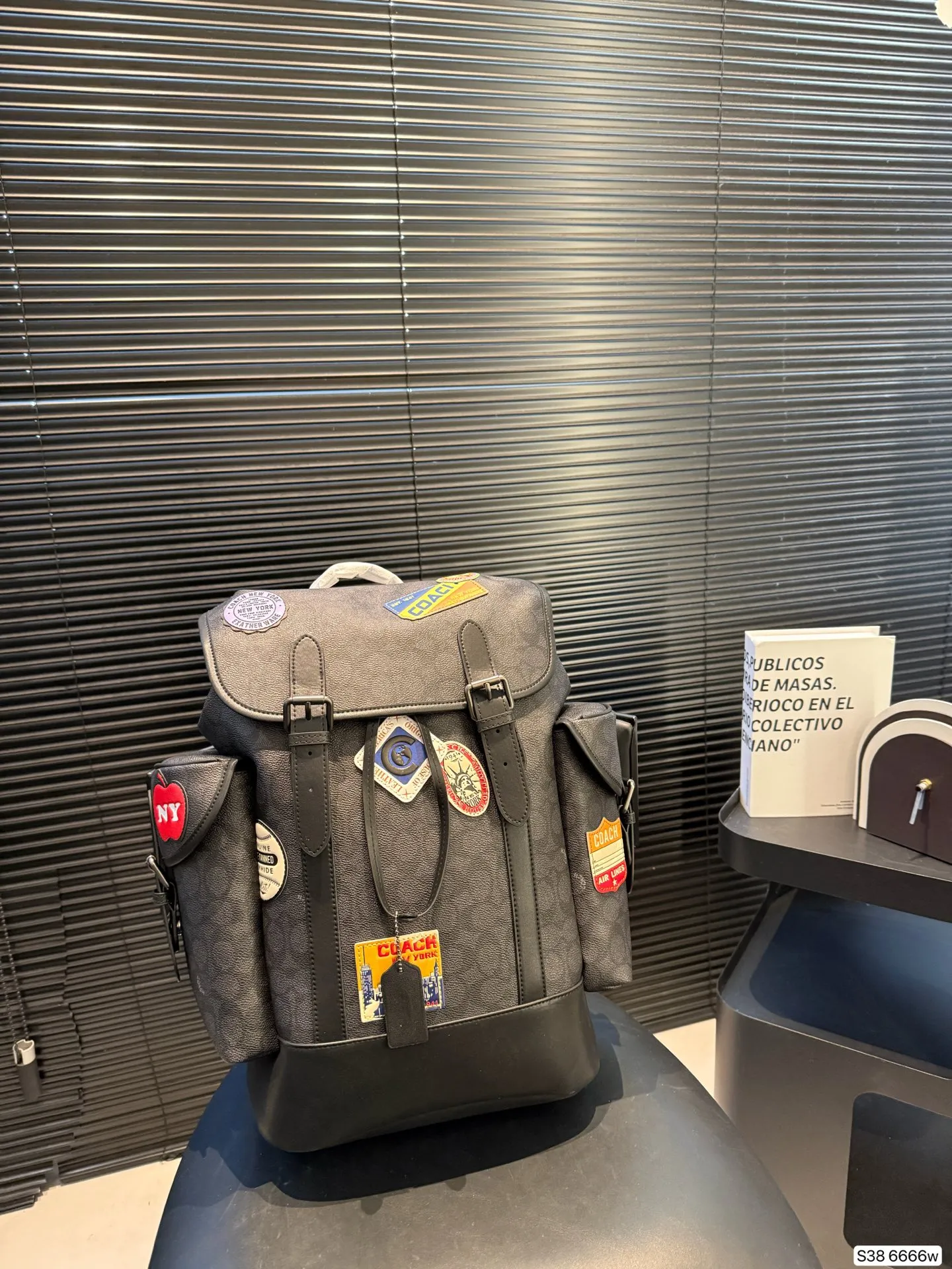 P240 蔻驰双肩包这款双肩背包可手提 可双肩，出众的实用性，充满了都市气息的同时，又不失优雅与温柔，满满的设计感在这个包上体现得淋漓尽致，无论是日常使用还是出差旅行都是非常不错的选择。尺寸29 43货号6666