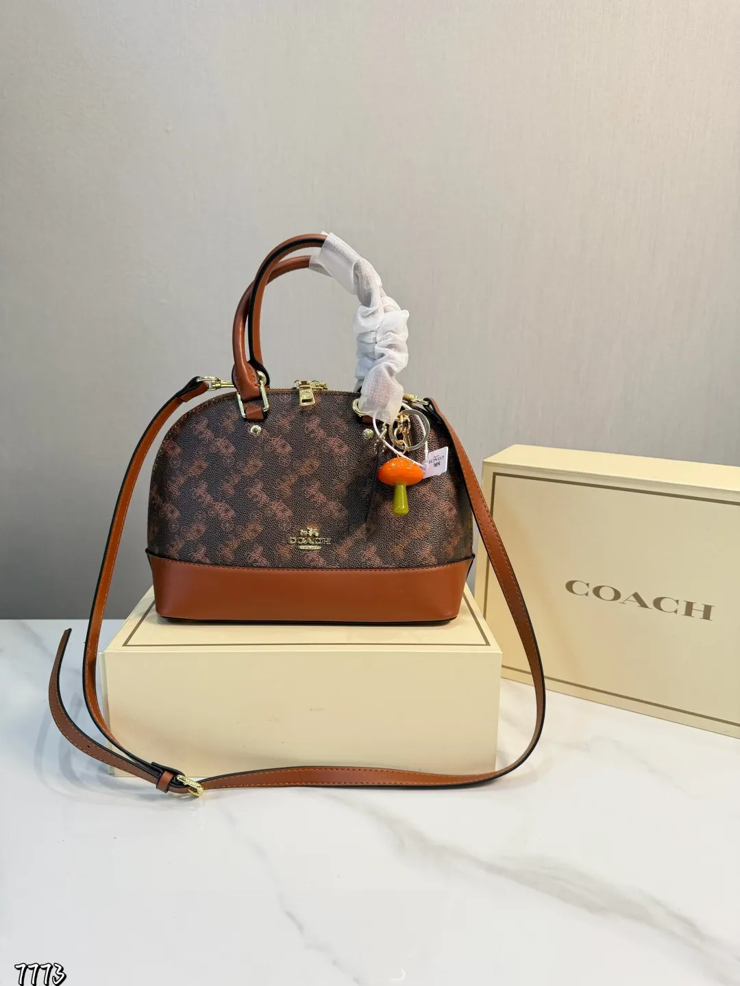 ❤️P165(礼盒包装)❤️ Coach蔻驰贝売包 贝壳作为通勤包,圆润的包身让人觉得与众不同,特别优雅。可以手提可以斜挎的多用设计,大容量的内里空间,爱了爱了。尺寸25*19cm