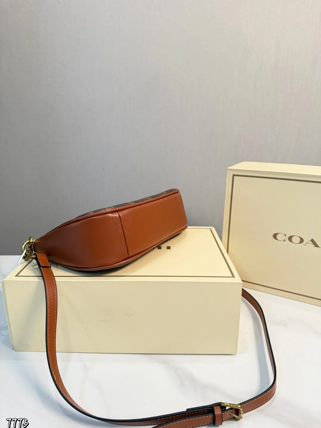 ❤️p145（礼盒包装）❤️ coach开挂啦！真的很好看 蔻驰willow迷你 质感超级强 夏日穿搭少不了的腋下小包哦 搜索🔍coach蔻驰 size: 24.13cm