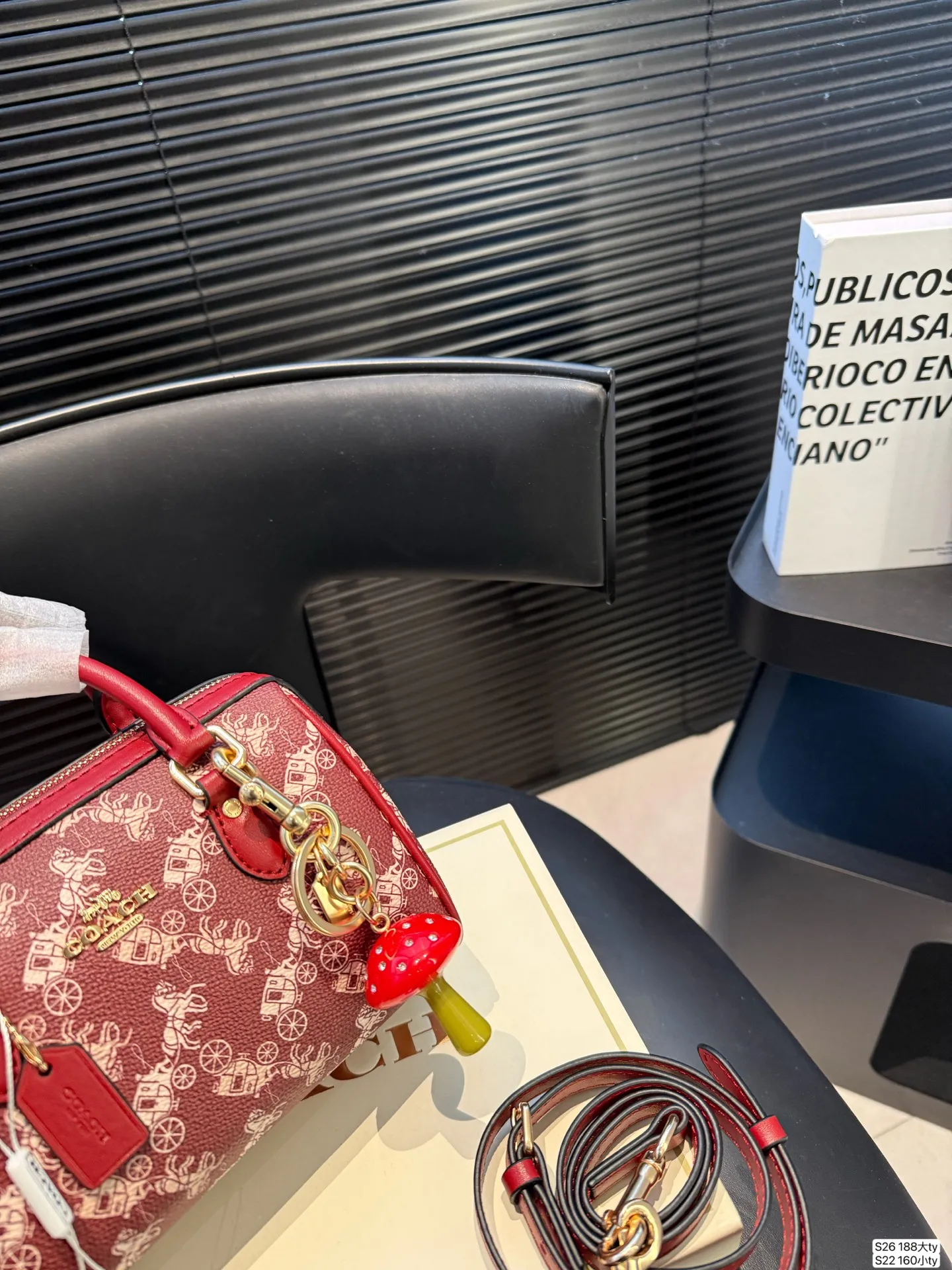 大号P180 小号P160 配盒子 COACH 2026 款 1月🆕可爱起来真的是没边🎀 让我们一起给生活，一点&ldquo;颜色&rdquo;瞧瞧[耶R] 在非黑即白的都市背景下，手袋是跳跃的一抹彩虹，为生活增添了彩色的调和剂❤️ 尺寸大号25 17 小号17 12 货号大号188 小号160