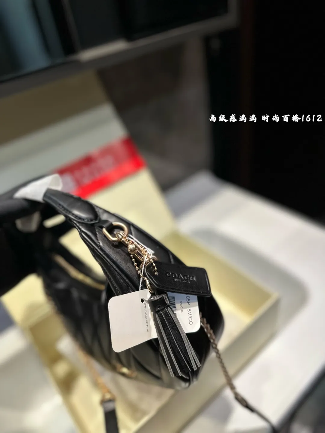 ❤️p155(礼盒包装)❤️ COACH蔻驰carmen腋下包 可以手提,配长肩带可以斜挎 经典也不容易过时 尺寸20×12