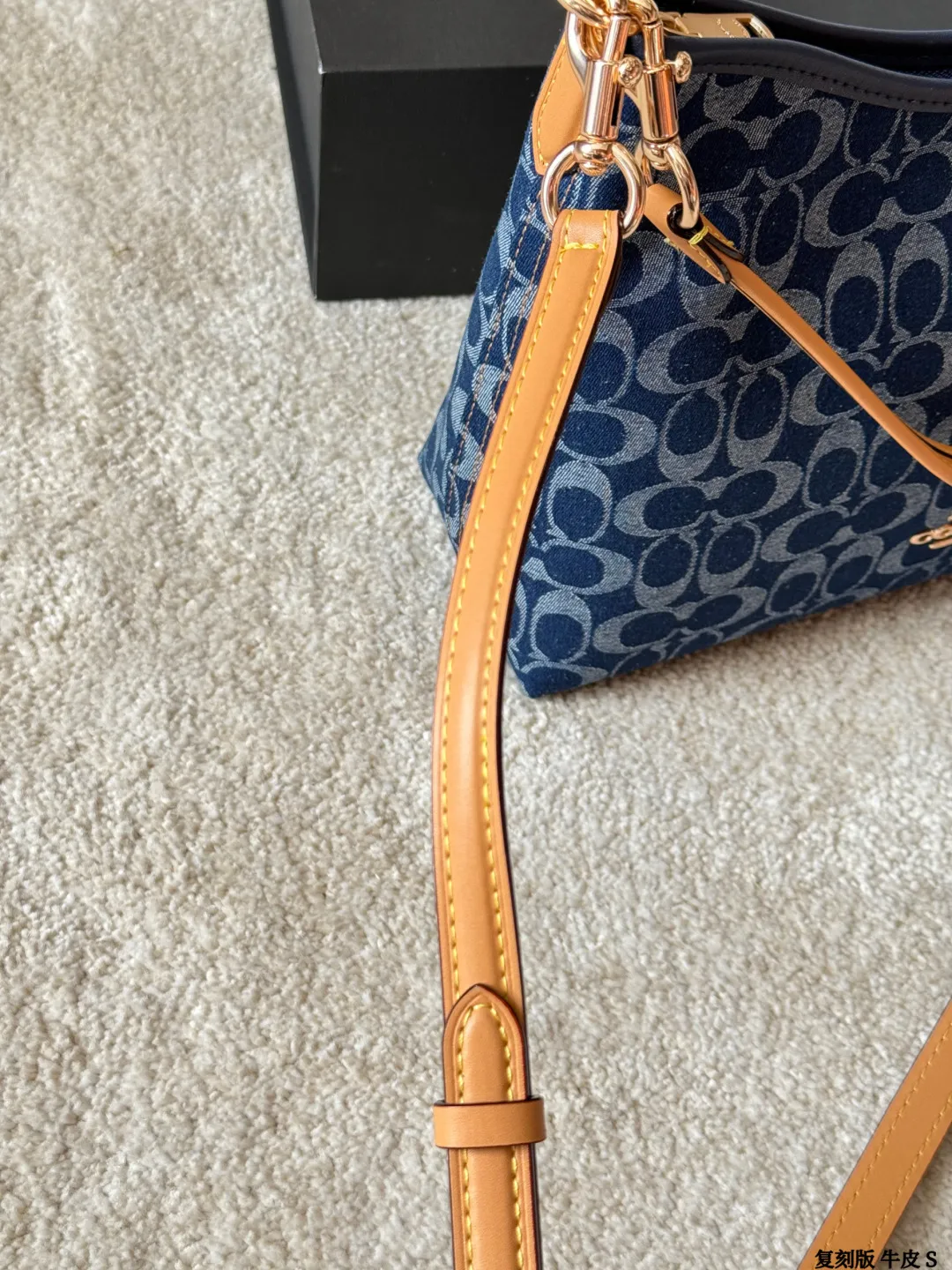 升级版 牛皮 p195 COACH 新品！Laurel 流浪包 蔻驰经典的月亮包，比腋下包容量要大一点 尺寸25cm