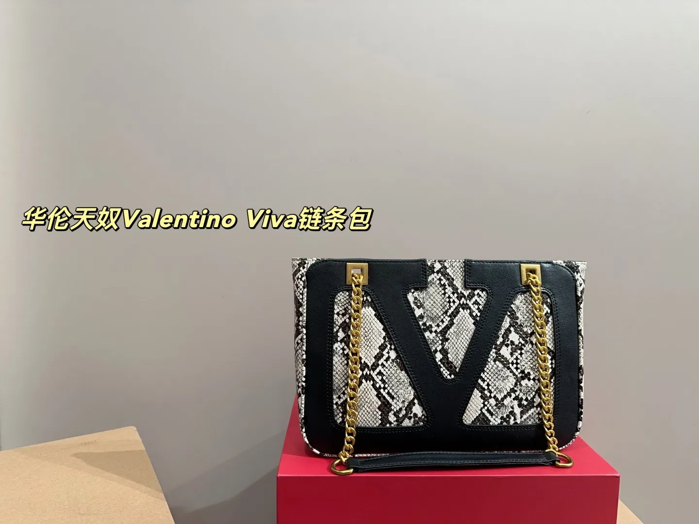 P205配盒⚠️尺寸26.19 华伦天奴Valentino Viva链条包