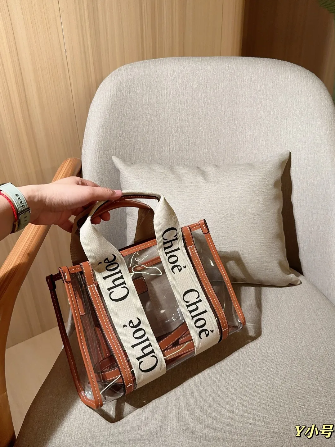 💰105 小号无盒 Chloe/克洛伊/蔻依 新品托特包购物袋tote 尺寸28cm