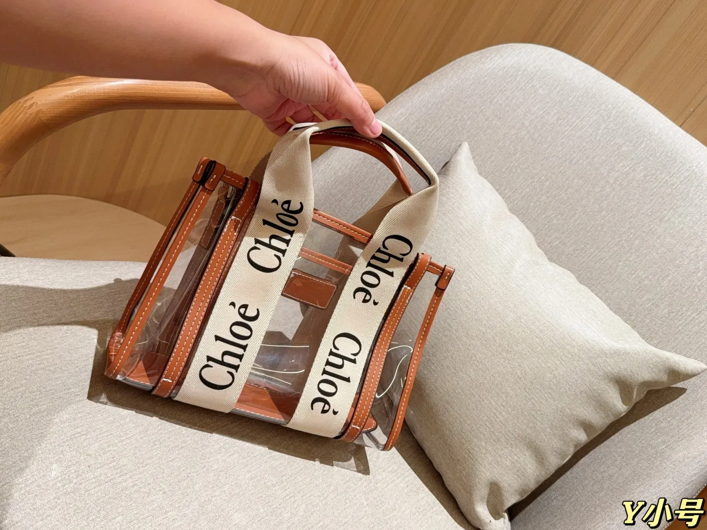 💰105 小号无盒 Chloe/克洛伊/蔻依 新品托特包购物袋tote 尺寸28cm
