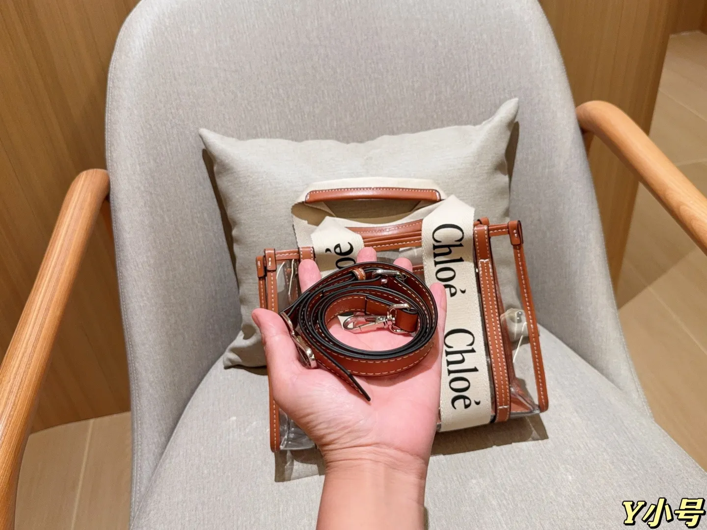 💰105 小号无盒 Chloe/克洛伊/蔻依 新品托特包购物袋tote 尺寸28cm