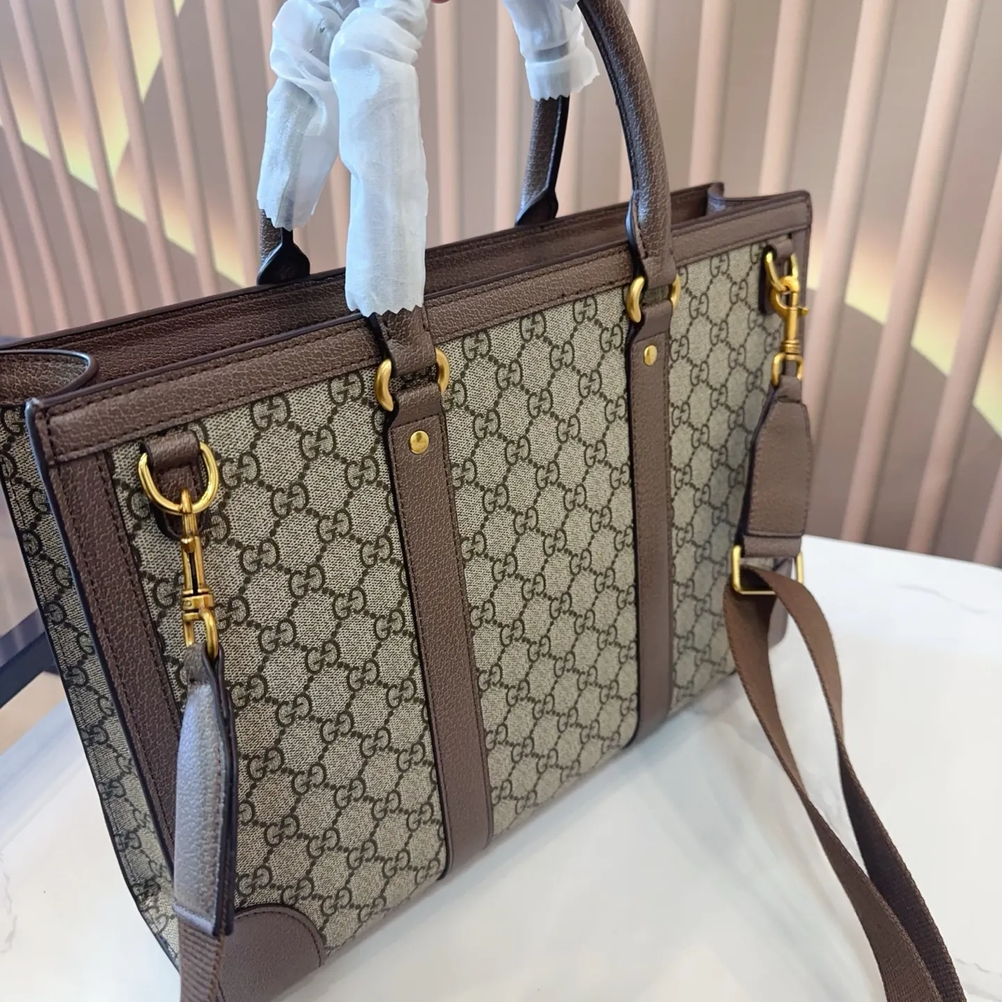 p305 酷奇Gucci公文包💼 适合上班族 出差必备 商务风 超高性价比男包 尺寸38 27gy