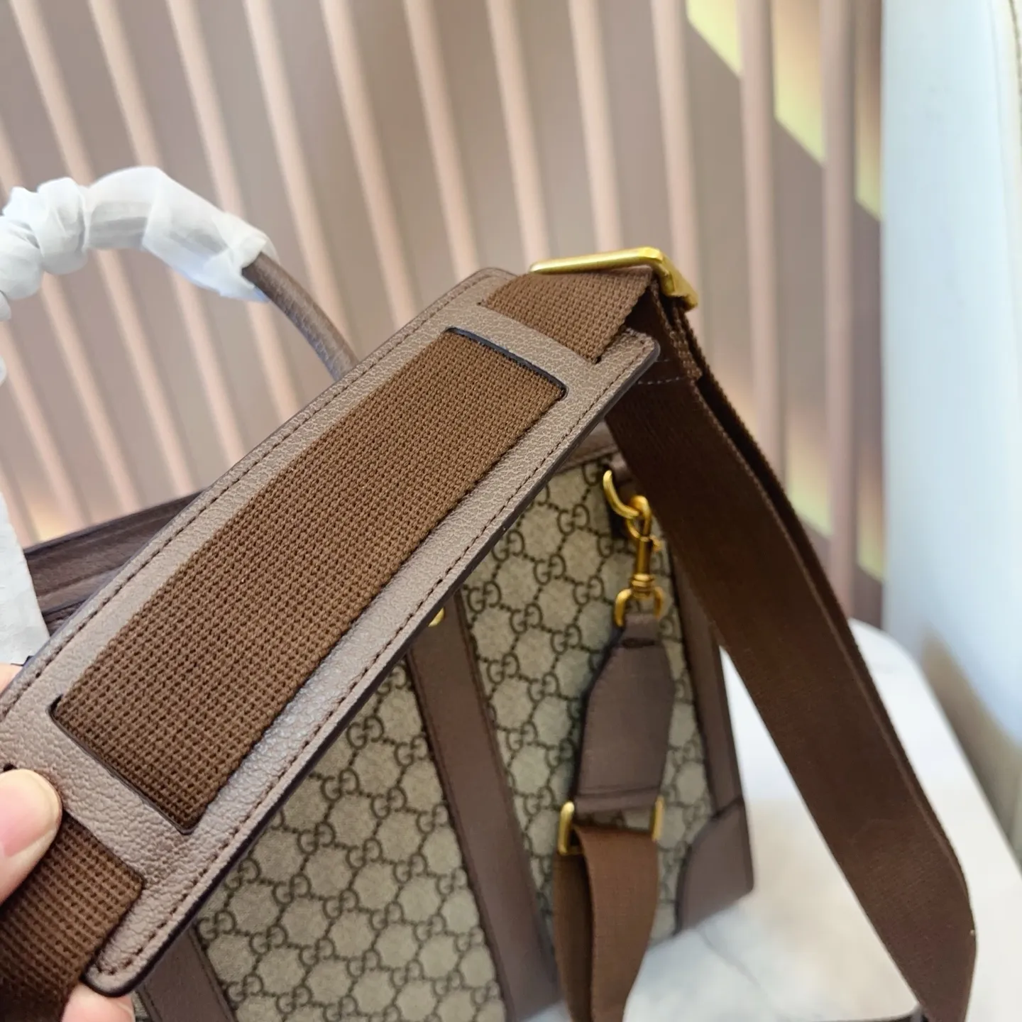 p305 酷奇Gucci公文包💼 适合上班族 出差必备 商务风 超高性价比男包 尺寸38 27gy