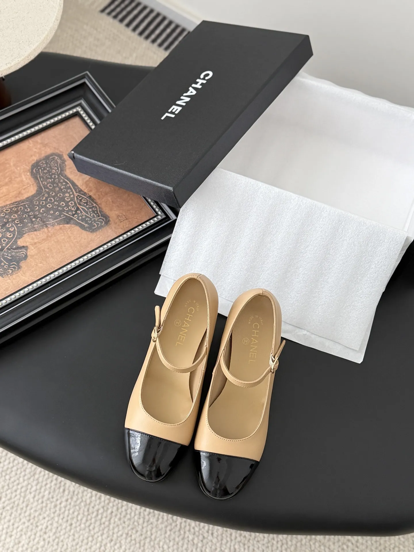 P 260 Chanel 25K秋冬新款珍珠单鞋 精彩亮点 巨型珍珠 原版开模珍珠 真皮大底 Size:35-39 其他码数定做