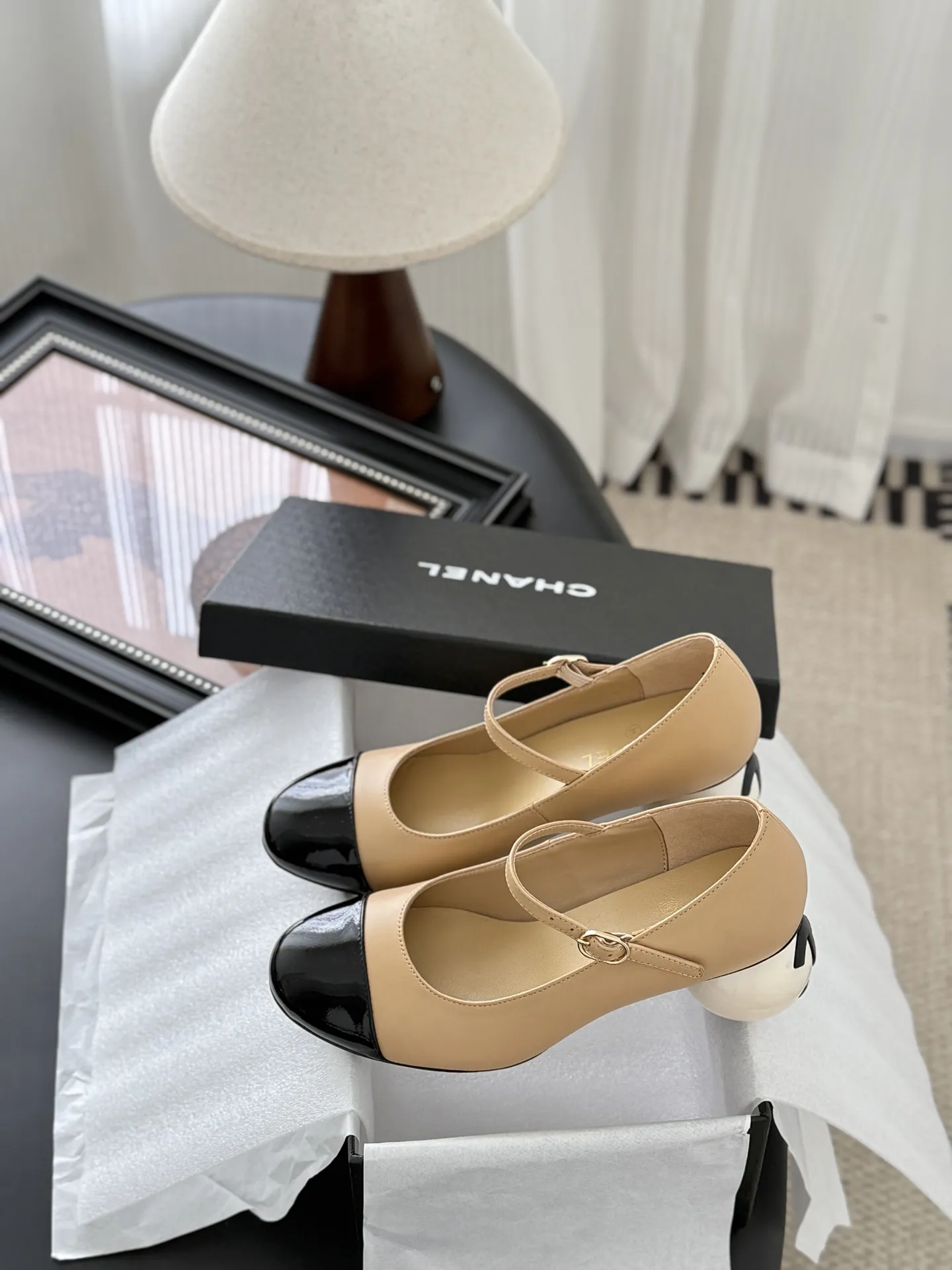 P 260 Chanel 25K秋冬新款珍珠单鞋 精彩亮点 巨型珍珠 原版开模珍珠 真皮大底 Size:35-39 其他码数定做