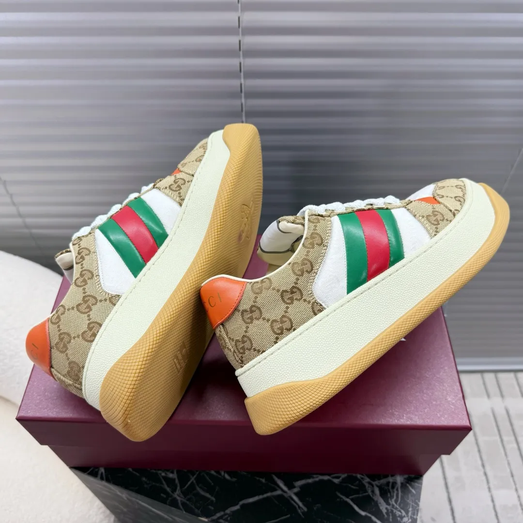 橙子出厂价💰130 Gucci 古驰 胖嘟嘟厚底脏脏鞋 运动鞋 胖丁小脏鞋 休闲鞋板鞋 码数:35-40