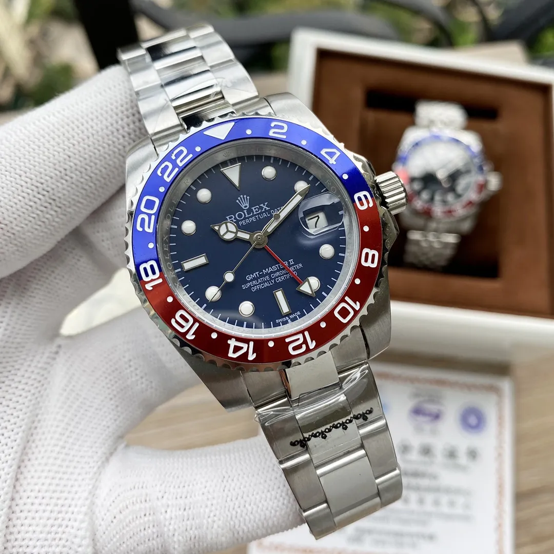 白壳💰200 金壳220。劳力士⚡ROLEX GMT-格林尼治系列 全自动机械40mm •(三珠钢带、五珠钢带任君挑选)