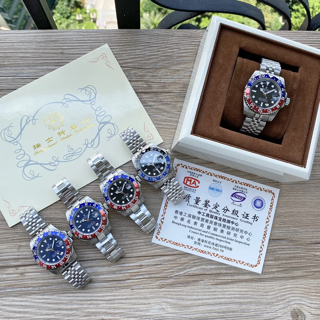 白壳💰200 金壳220。劳力士⚡ROLEX GMT-格林尼治系列 全自动机械40mm •(三珠钢带、五珠钢带任君挑选)