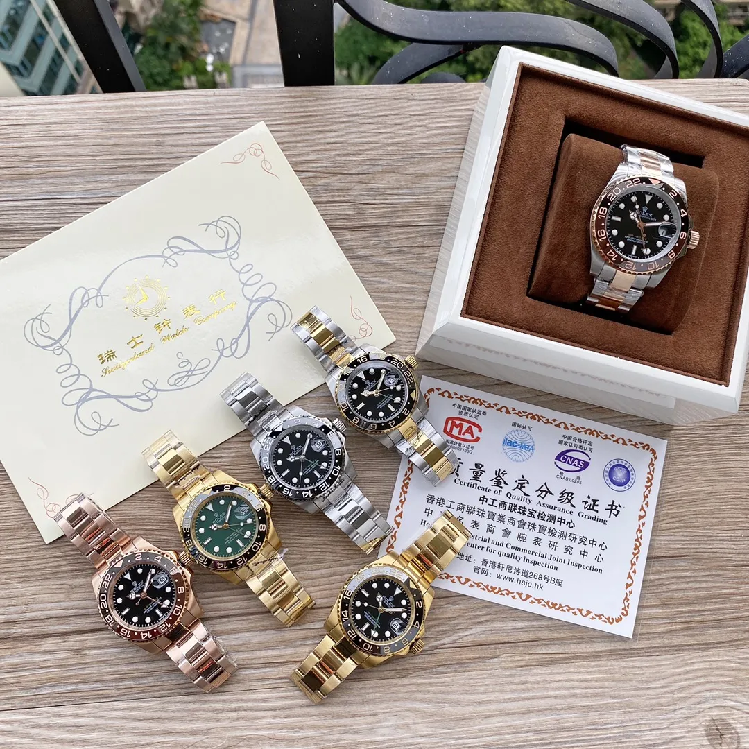 白壳💰200 金壳220。劳力士⚡ROLEX GMT-格林尼治系列 全自动机械40mm •(三珠钢带、五珠钢带任君挑选)