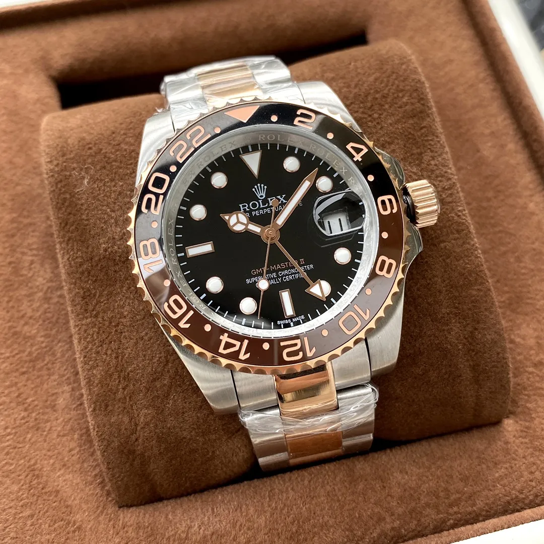白壳💰200 金壳220。劳力士⚡ROLEX GMT-格林尼治系列 全自动机械40mm •(三珠钢带、五珠钢带任君挑选)