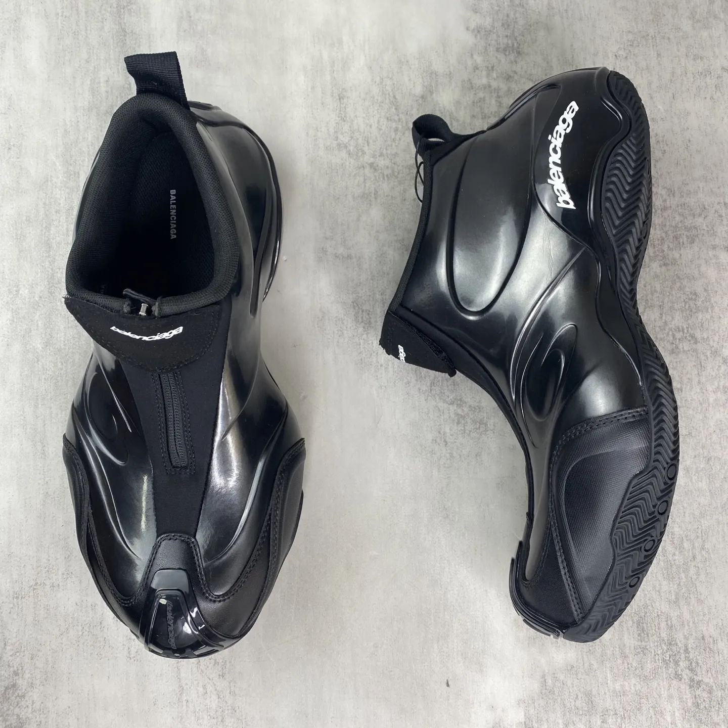 工厂直销&yen;580💰🔥新款上架🔥Balenciaga巴黎世家 basketball 篮球鞋 圆头拉链 男款40-46