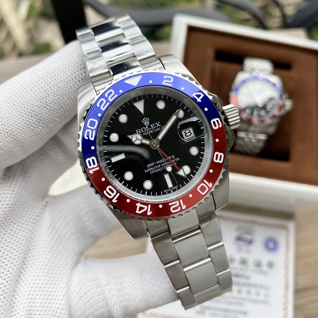 白壳💰200 金壳220。劳力士⚡ROLEX GMT-格林尼治系列 全自动机械40mm •(三珠钢带、五珠钢带任君挑选)