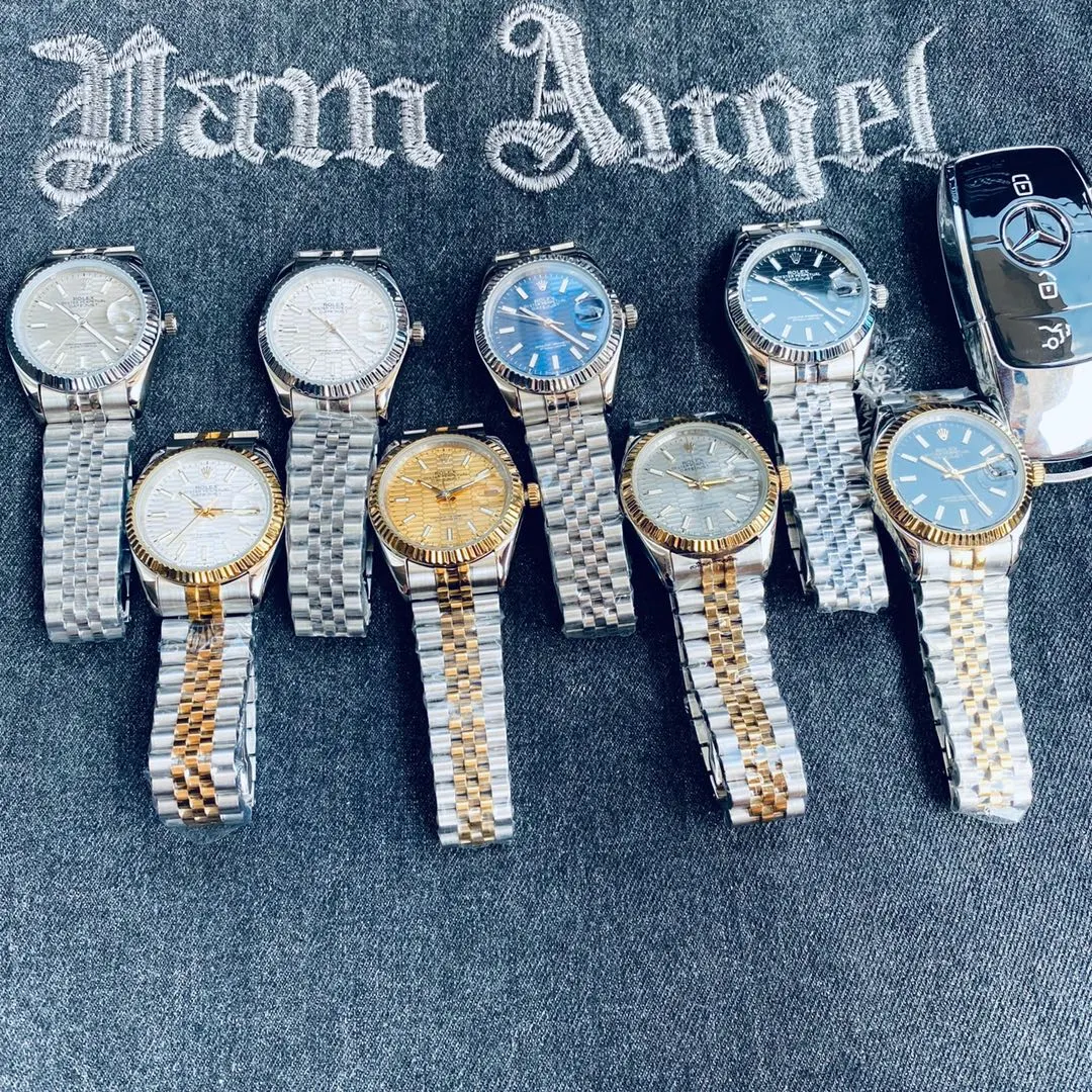 白壳200,间金➕10 🏍品牌:劳力士日志(Rolex) 🏍系列:日志系列经典款。 🏍机芯:搭载顶级进口机械机芯走时精准 🏍镜面:顶级矿物质水晶镜面更耐磨 🏍表带:316精钢材质钢带舒适经典制作 🏍尺寸:直径41mm,36mm两种 厚度10mm。