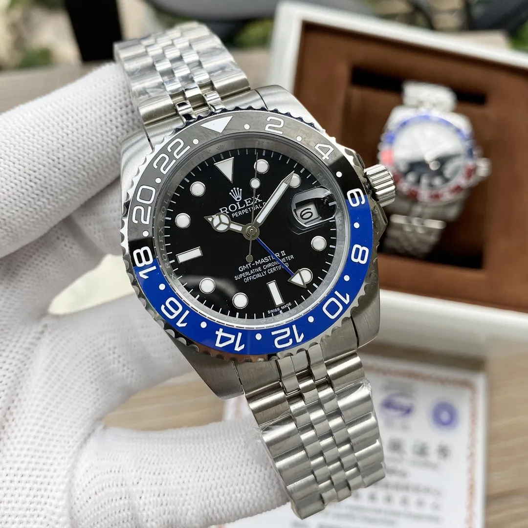 白壳💰200 金壳220。劳力士⚡ROLEX GMT-格林尼治系列 全自动机械40mm •(三珠钢带、五珠钢带任君挑选)