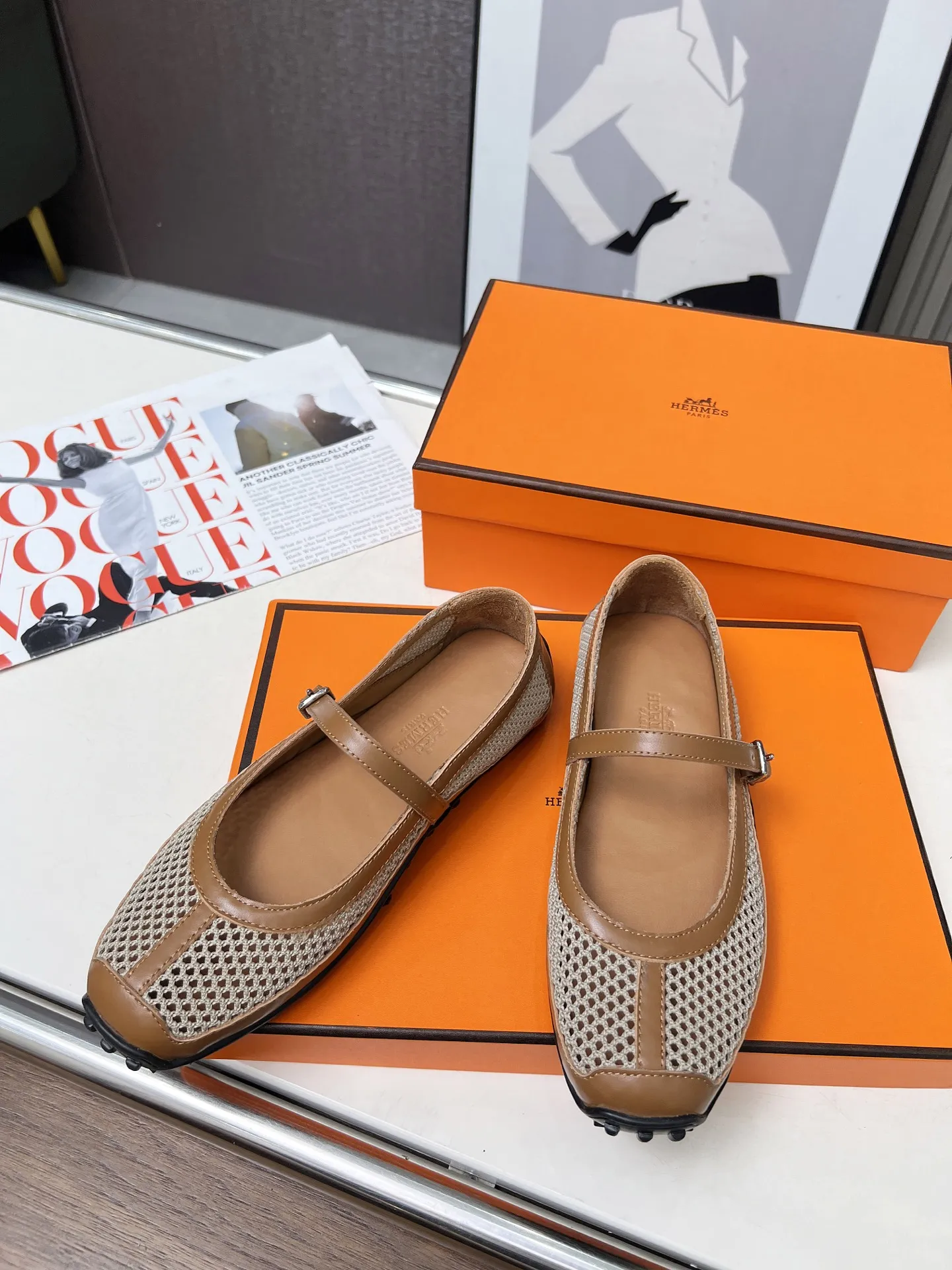 P190 Hermes 爱马仕新款！原版开发，头层牛皮面！新工艺网格！羊皮里，羊皮垫脚！35-41码
