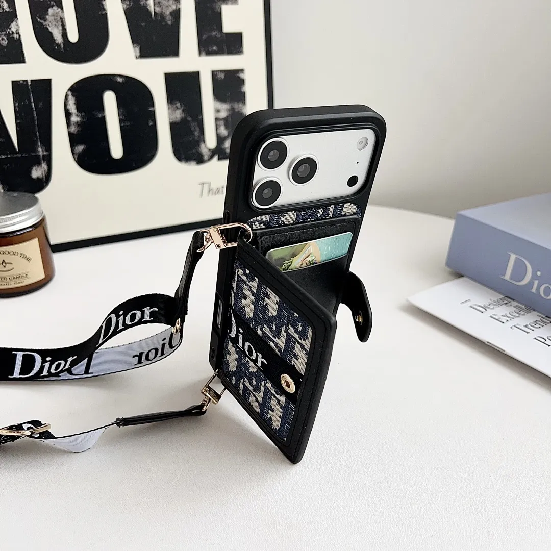 迪奥斜挎卡包壳