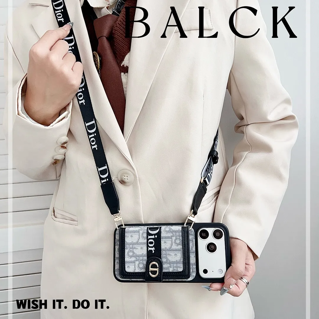 迪奥斜挎卡包壳