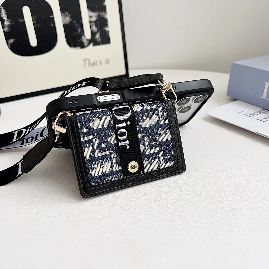 迪奥斜挎卡包壳