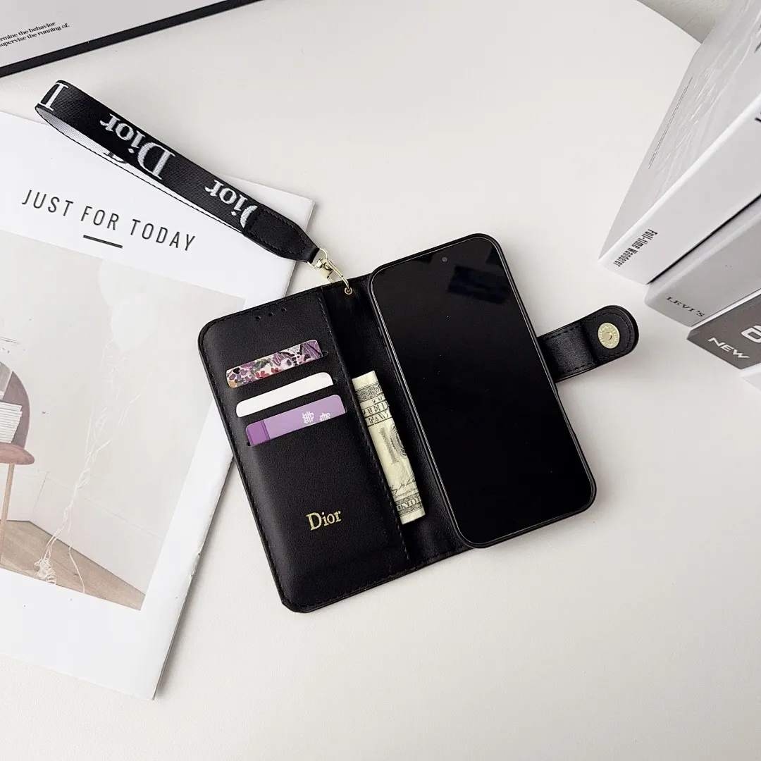 DIOR 迪奥 刺绣布纹 拼皮 皮套(11-17pm,三星型号S22-s25U)