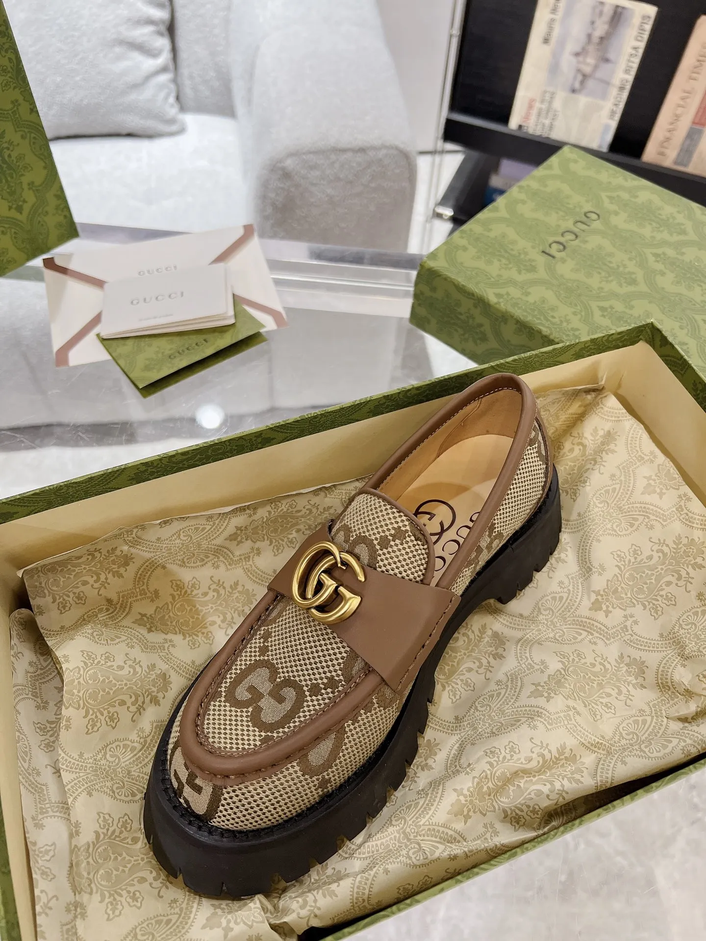 💛P270💰 男+10 Gucci古驰2023早春新品！原版开发高版本，男女款都有开边珠品质保证始终如一 码数:女35-41# 男39-45#