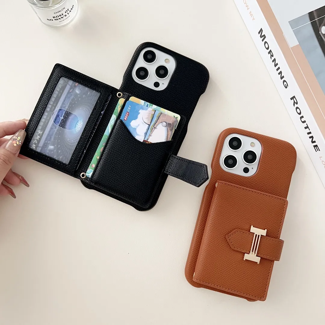 H款爱马仕左右翻卡包壳