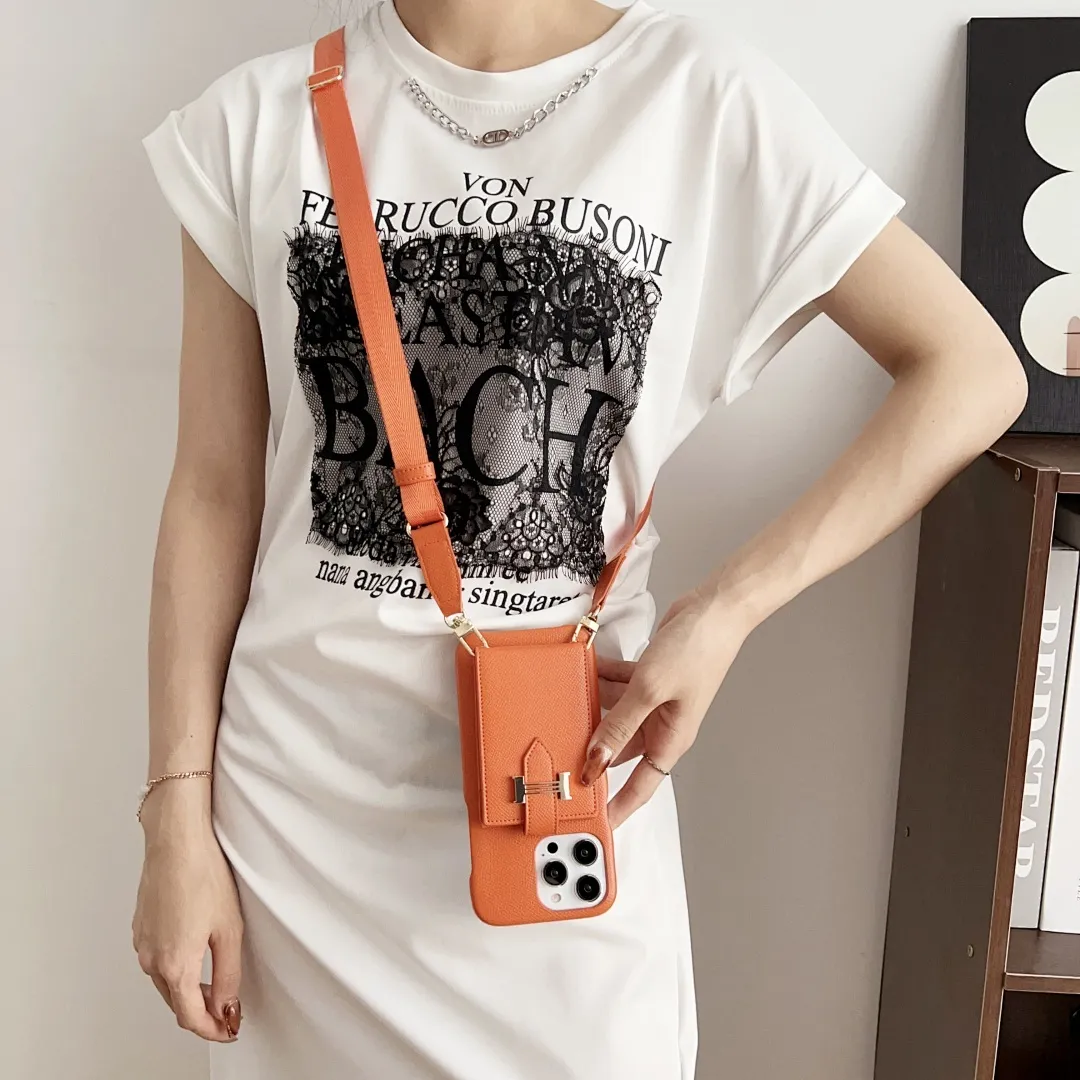 爱马仕H竖款上下开卡包壳