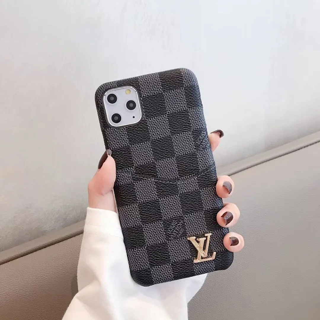 LV+GUCCI 斜插卡手机壳