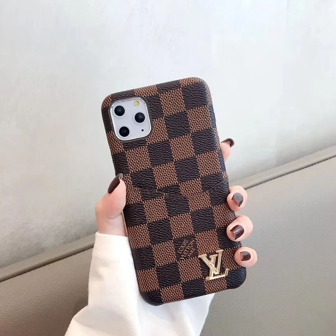 LV+GUCCI 斜插卡手机壳