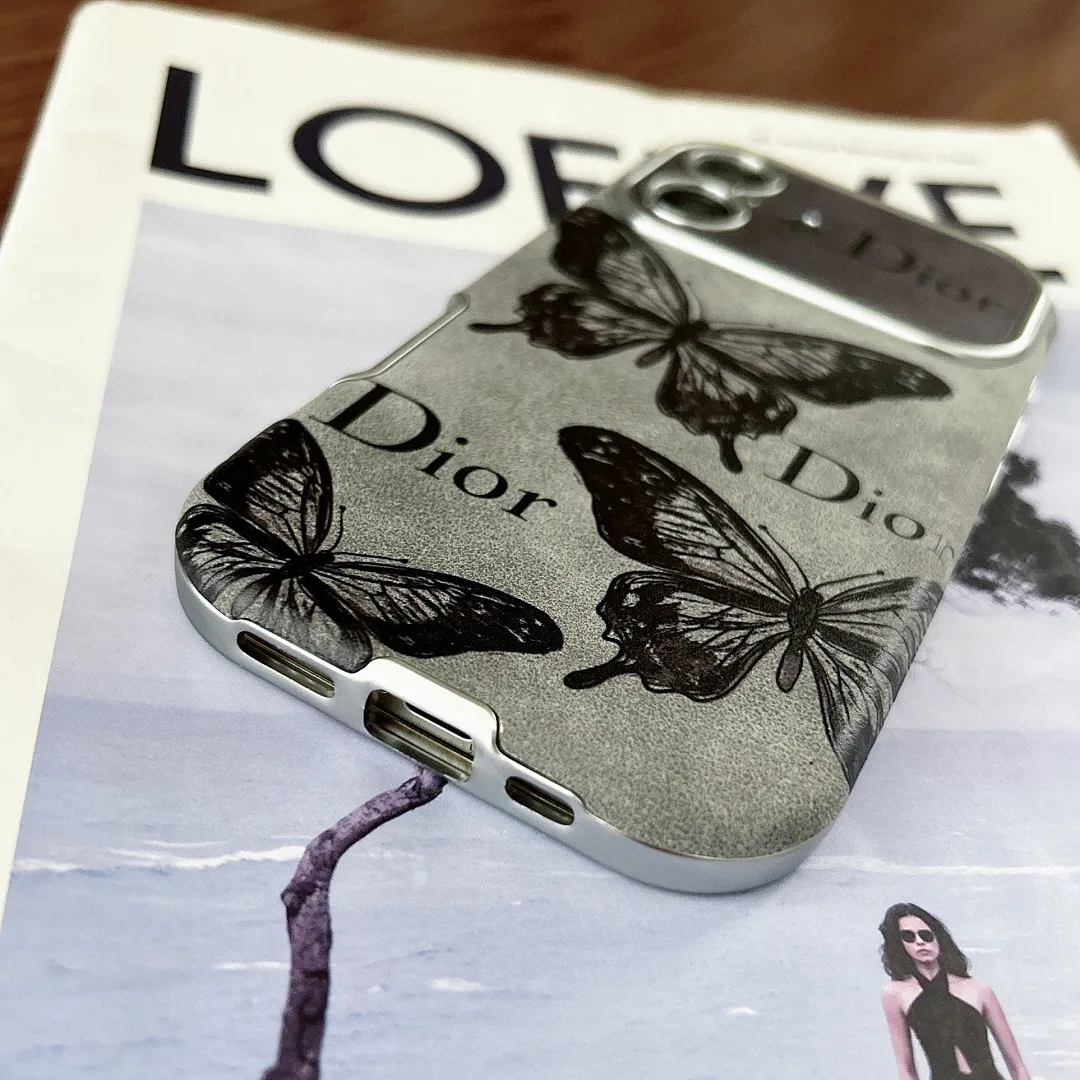 大视窗羊巴皮贴皮蝴蝶迪奥 型号：13-16PM没有做（12Pro,14Plus。15plus）