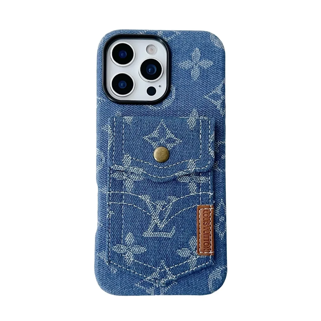 L款牛仔口袋卡包