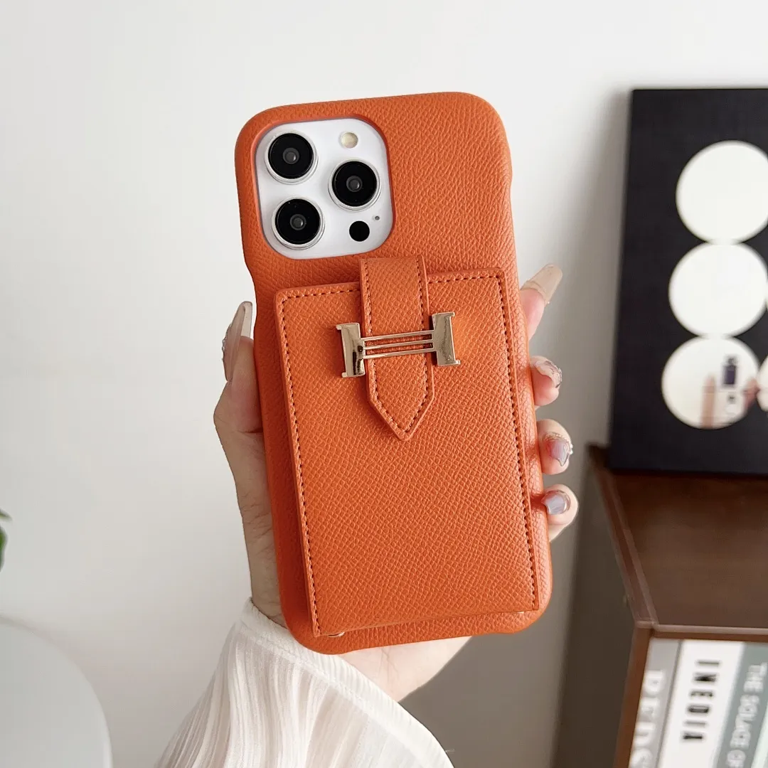 爱马仕H竖款上下开卡包壳