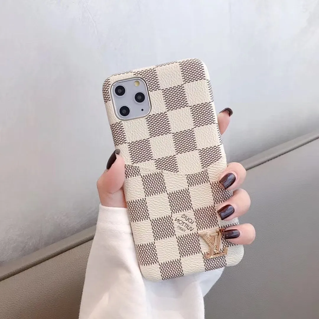 LV+GUCCI 斜插卡手机壳