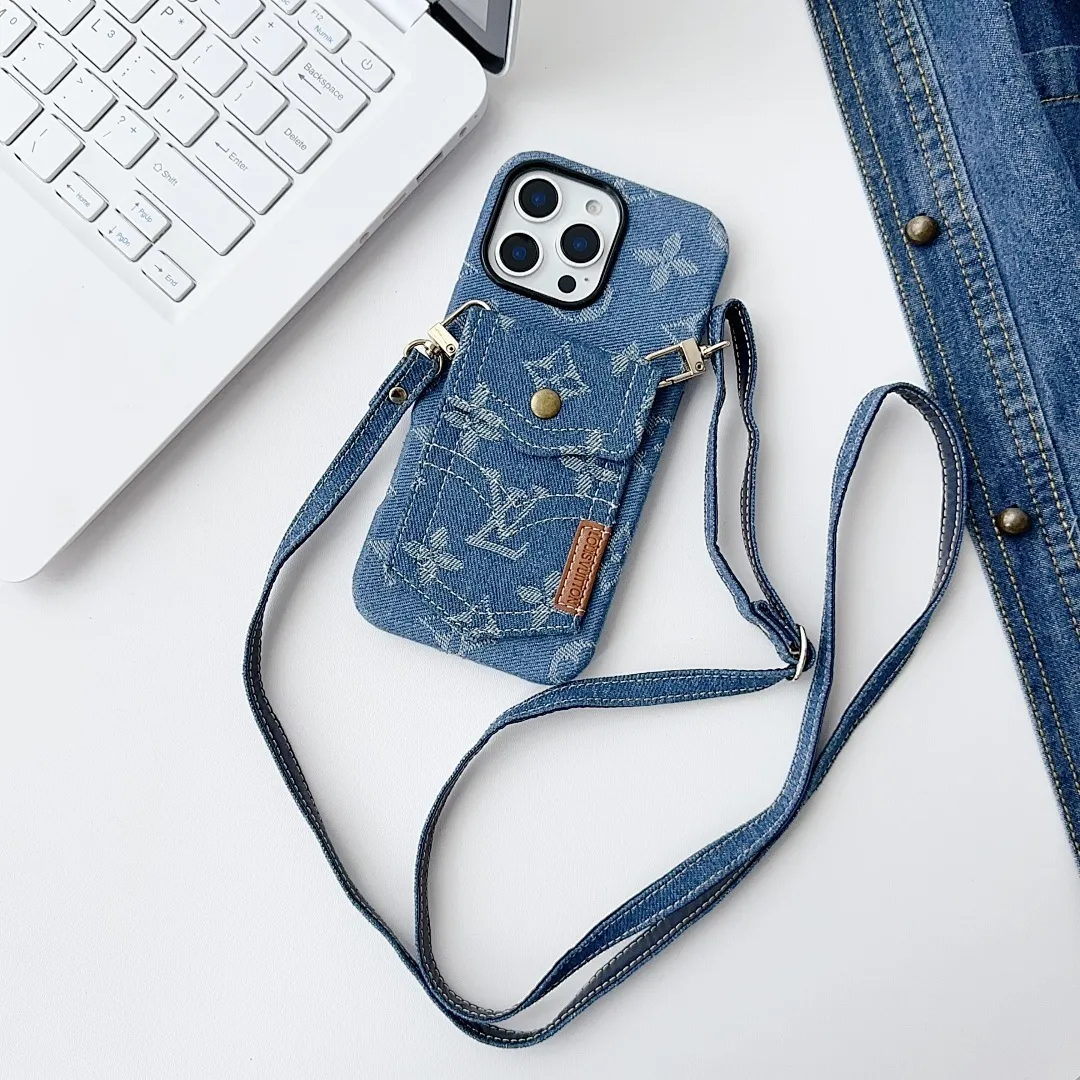 L款牛仔口袋卡包