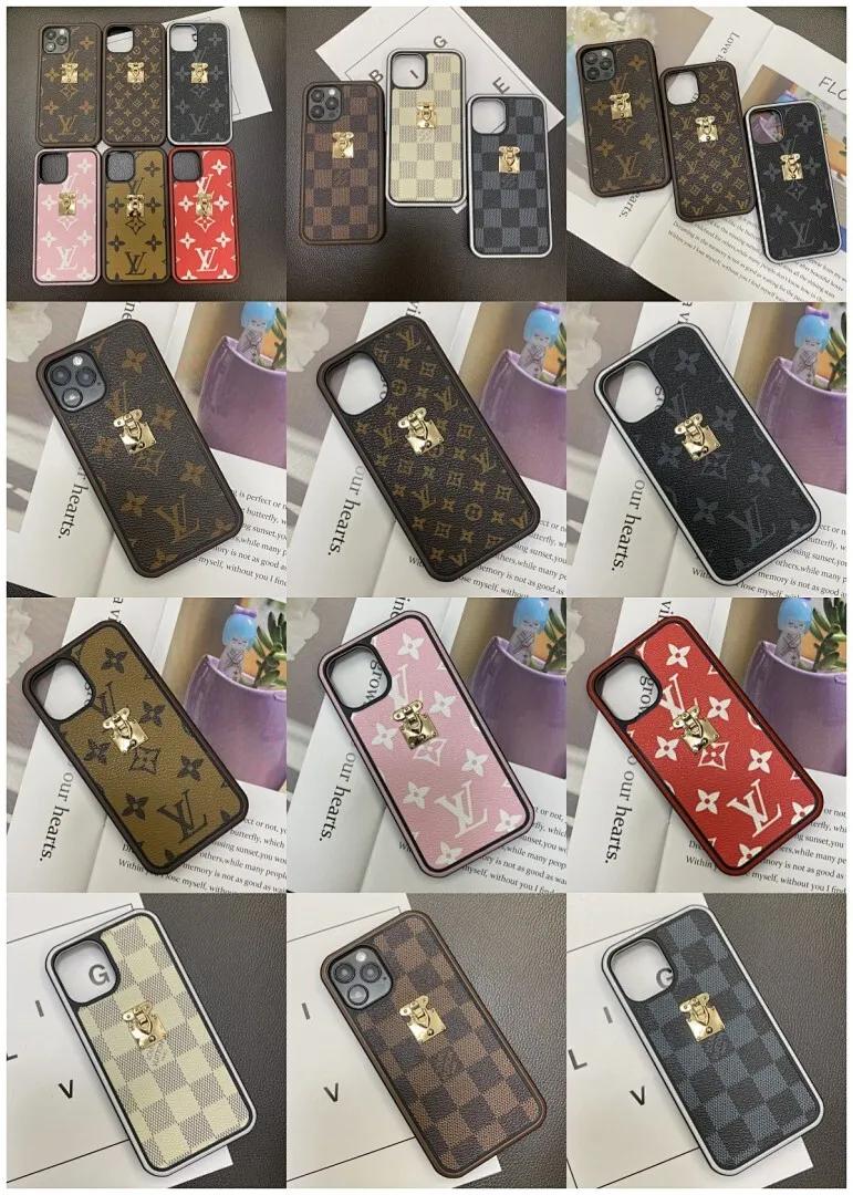 LV经典款锁扣双色边框壳