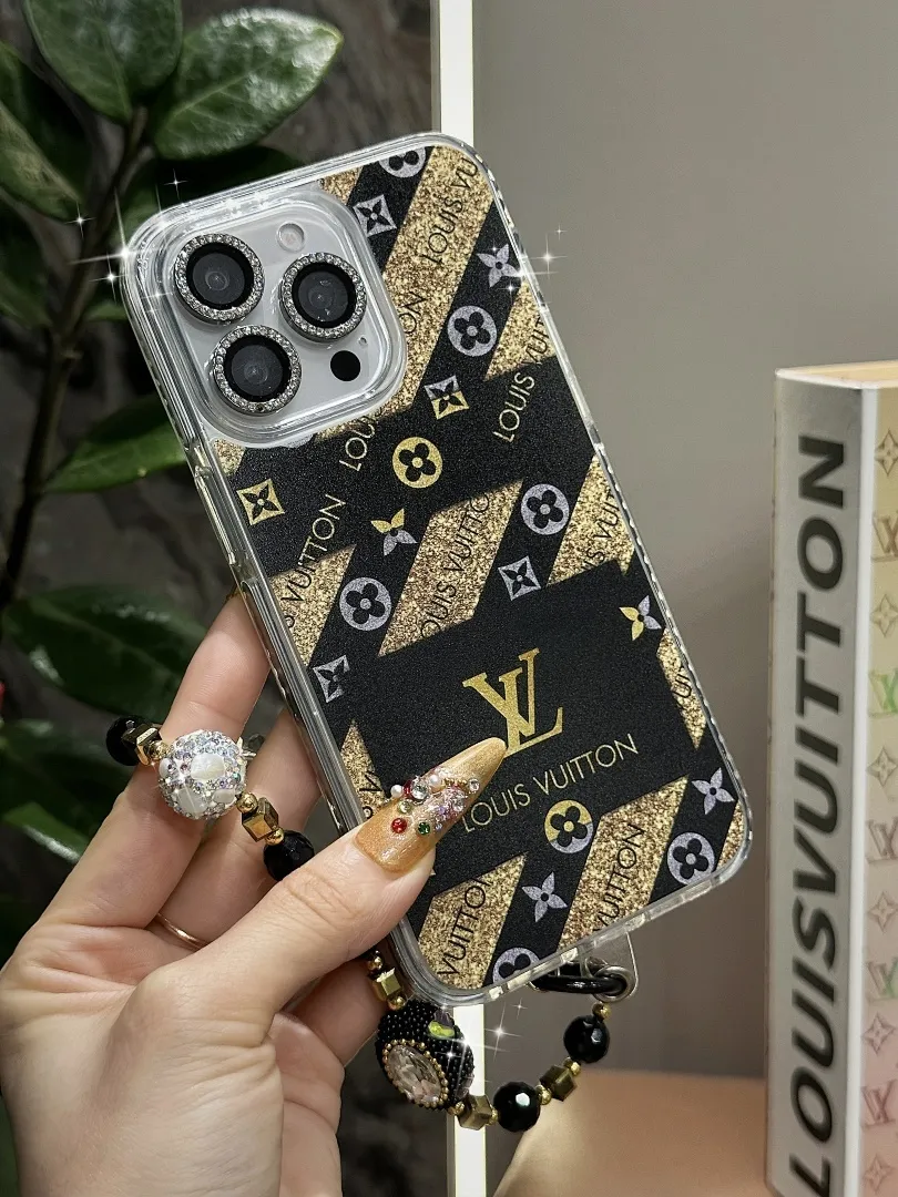 璀璨黑金lv 高品质防摔防震亚克力 型号13-16pm无plus