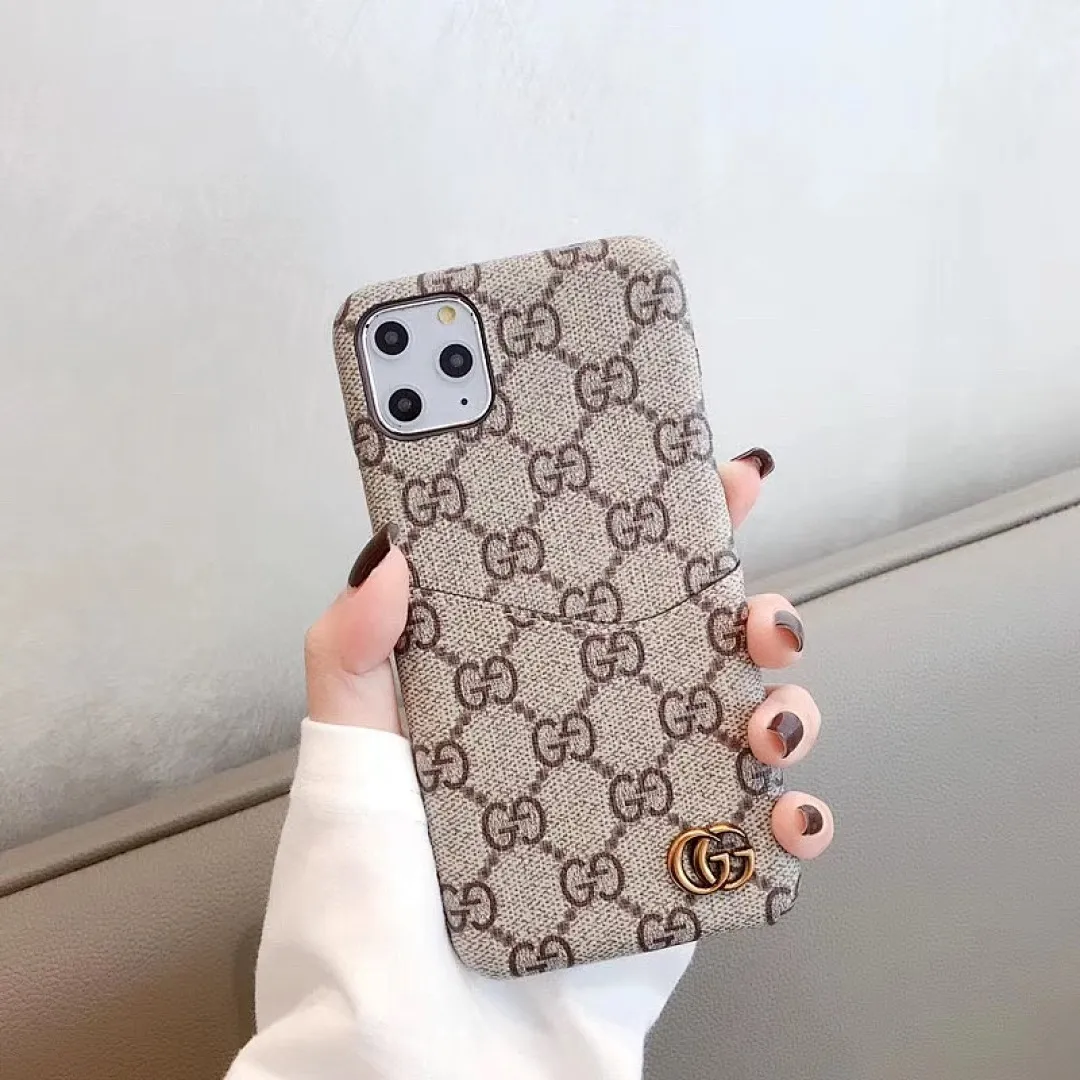 LV+GUCCI 斜插卡手机壳