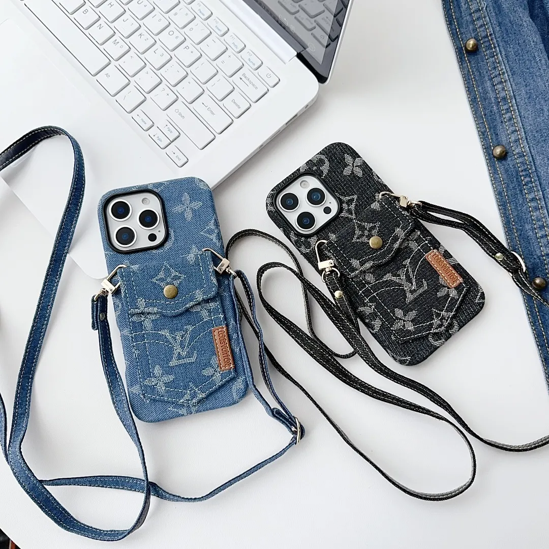 L款牛仔口袋卡包