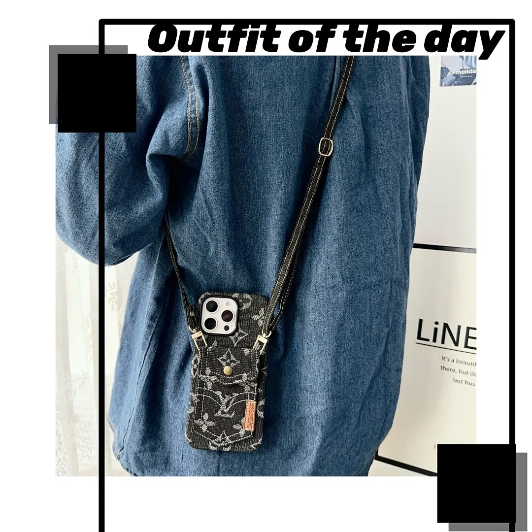 L款牛仔口袋卡包