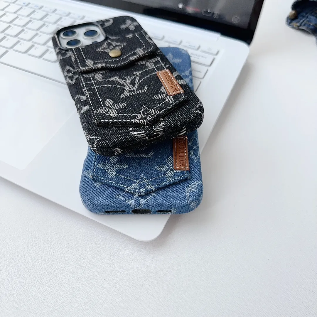 L款牛仔口袋卡包