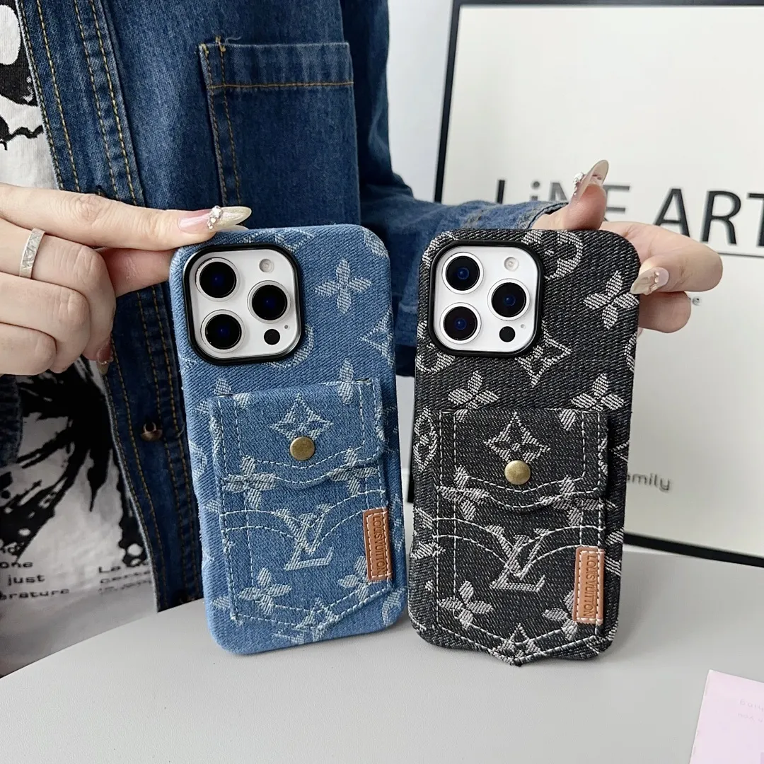 L款牛仔口袋卡包