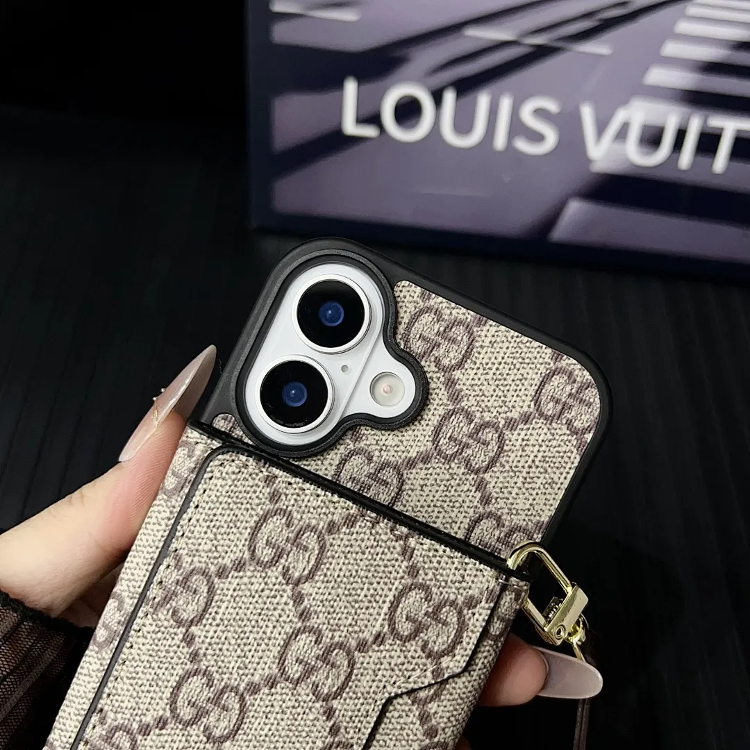 LV+GUCCI 三折卡包全包壳(型号,7-16pm,也有三星型号)